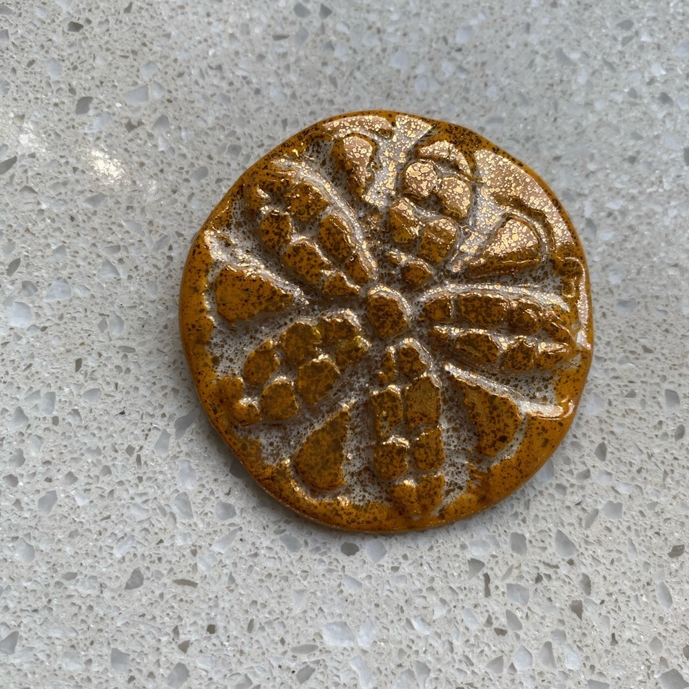 Handcrafted Ceramic Medallion